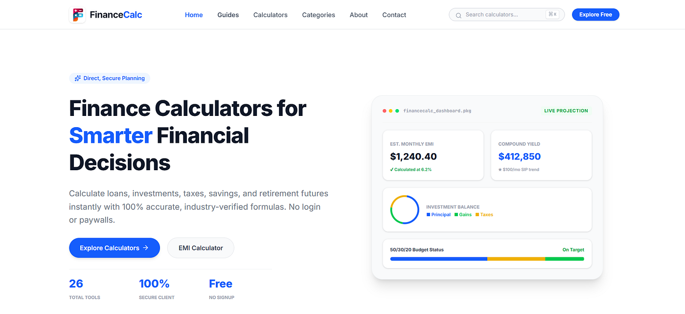 Stop Guessing Your Financial Future — Use the Right Calculator Instead