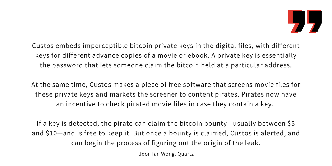 Is Bitcoin legit?”; and other FAQs sourced from telling people what we do  at Custos | by Natasha Nel | Custos Media Technologies | Medium