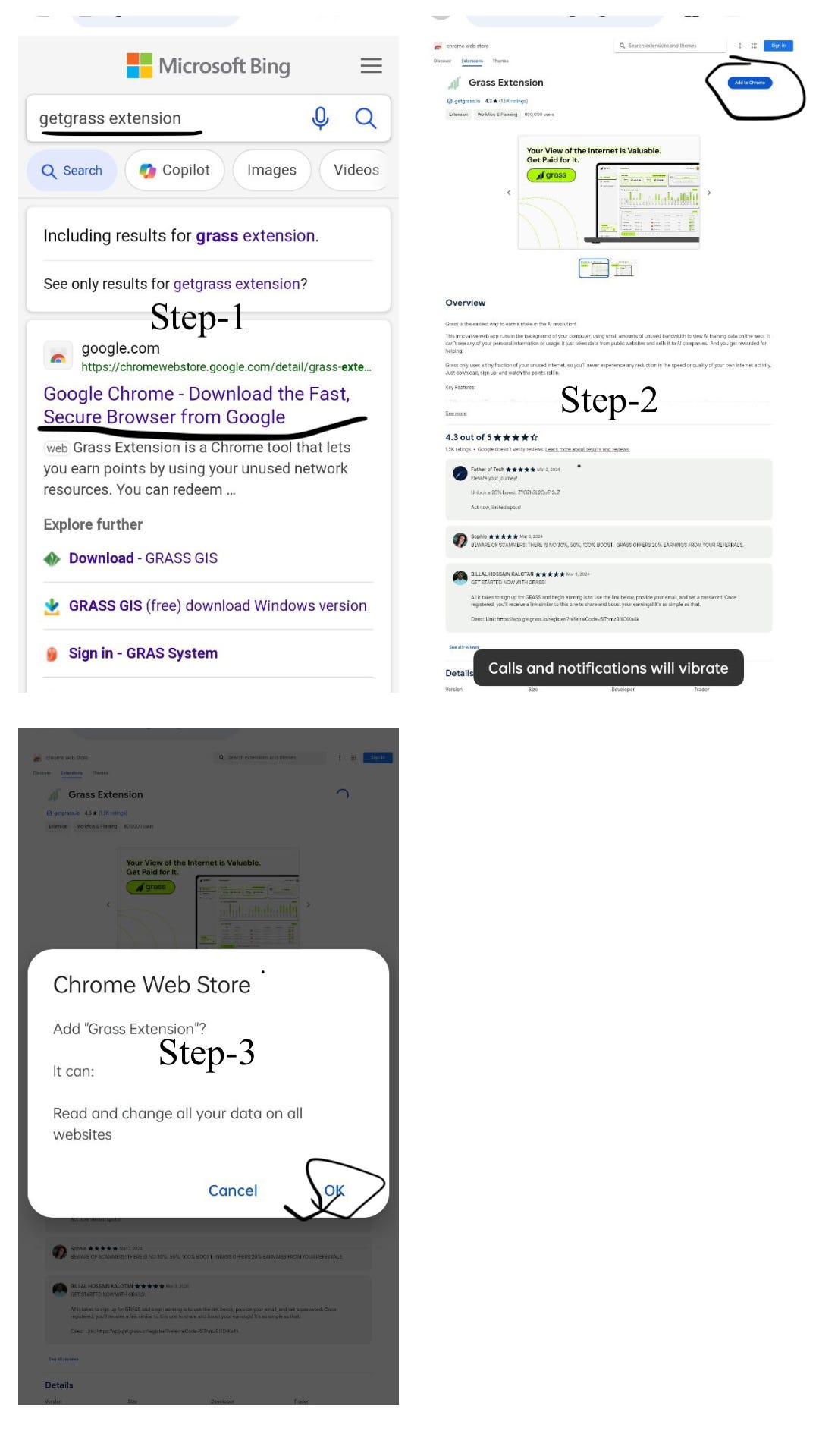 Install the get-grass Extension on kiwi
