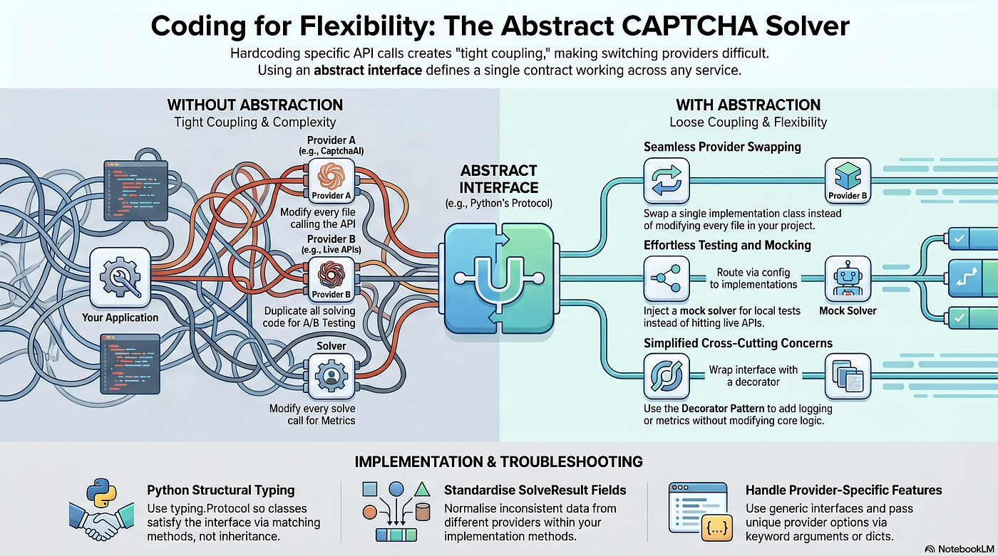 Designing CAPTCHA Solver Interfaces for Production Automation Systems
