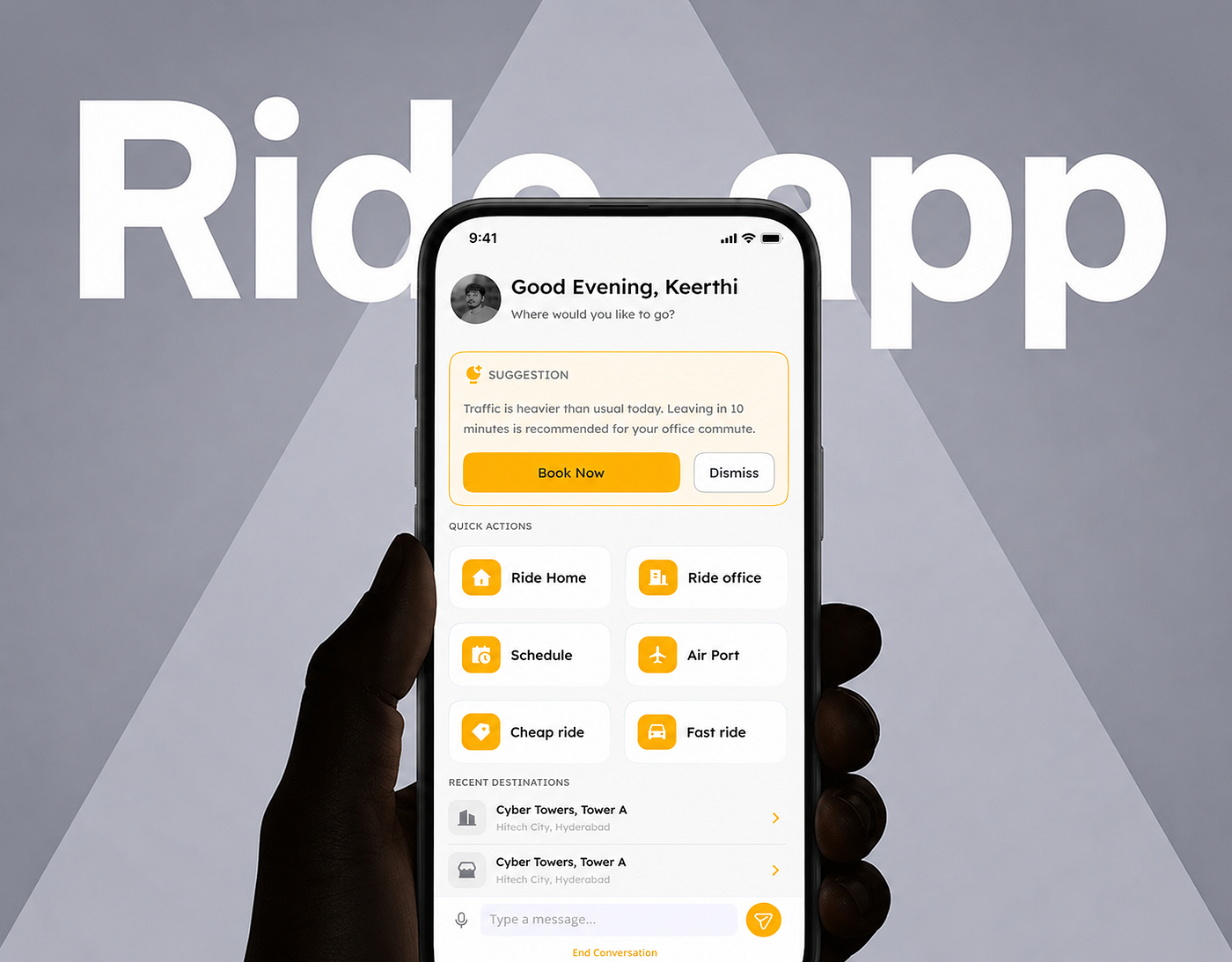 Integrating Conversational UX into Ride-Booking Apps