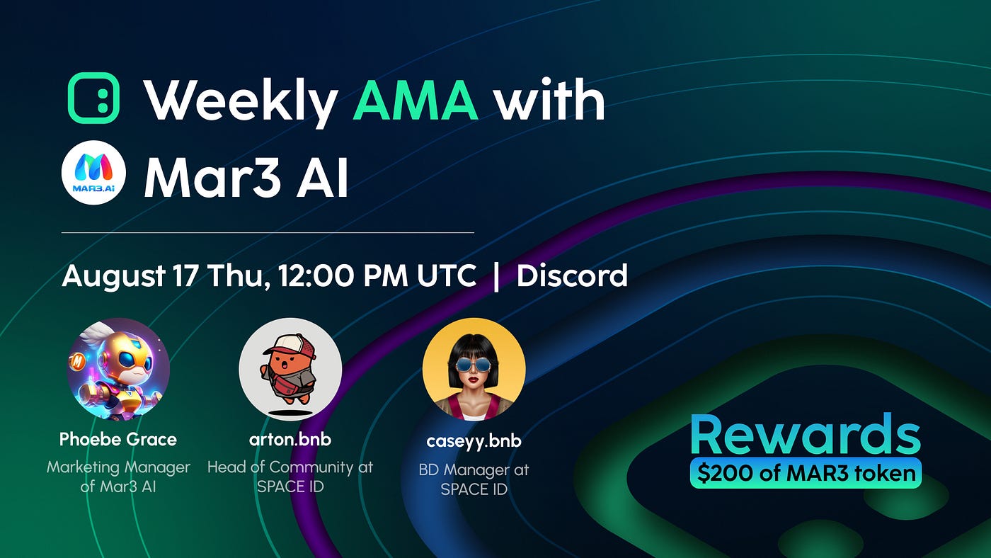AMA Recap | SPACE ID & Mar3 AI. interesting information in AMA: | by  ThomasWu.bnb | Medium