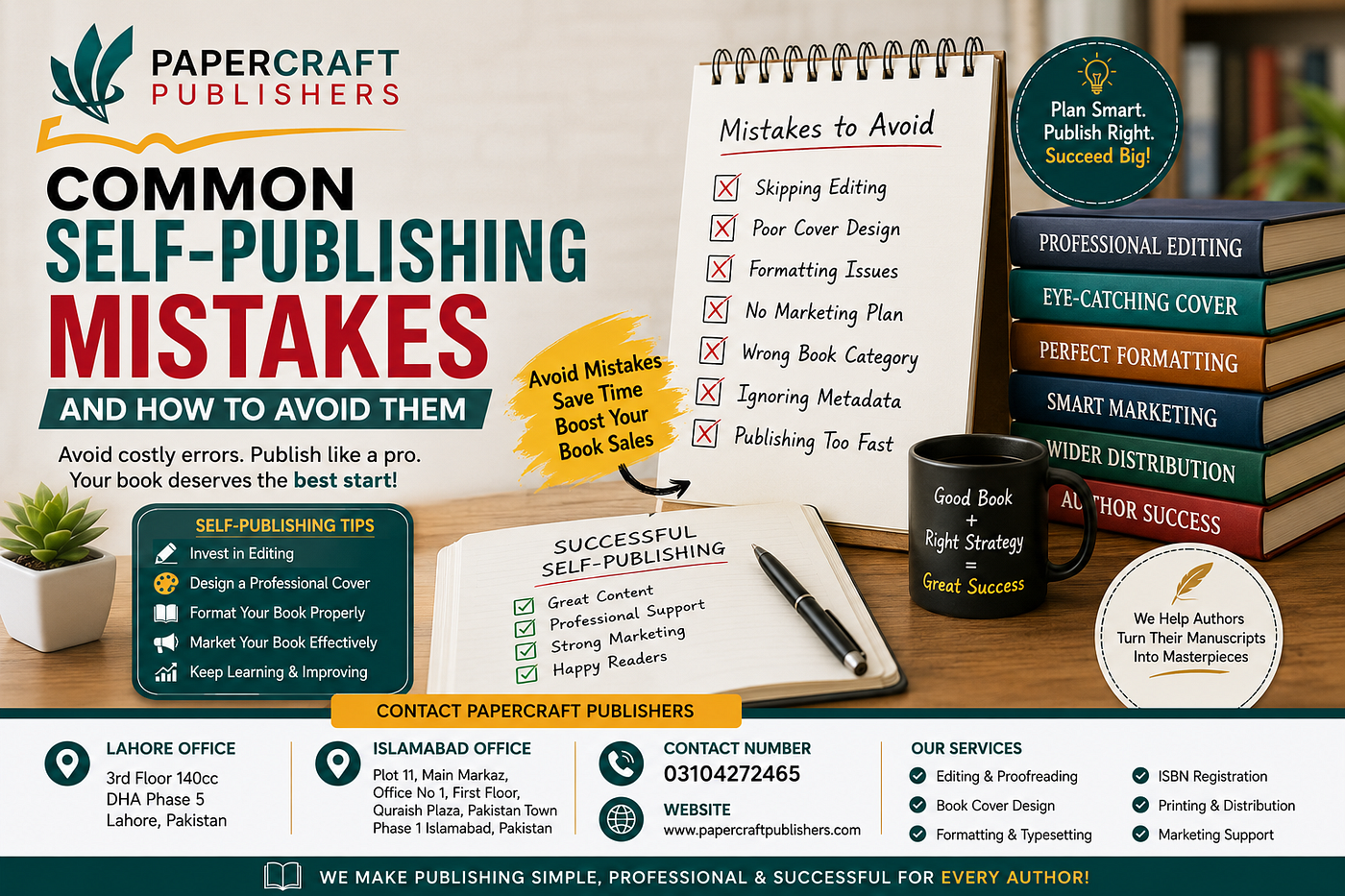 Common Self-Publishing Mistakes and How to Avoid Them