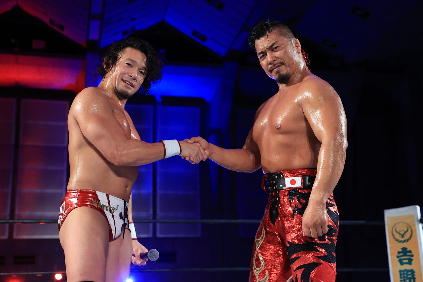 Dragon roars to draw in anniversary bout | NEW JAPAN PRO-WRESTLING
