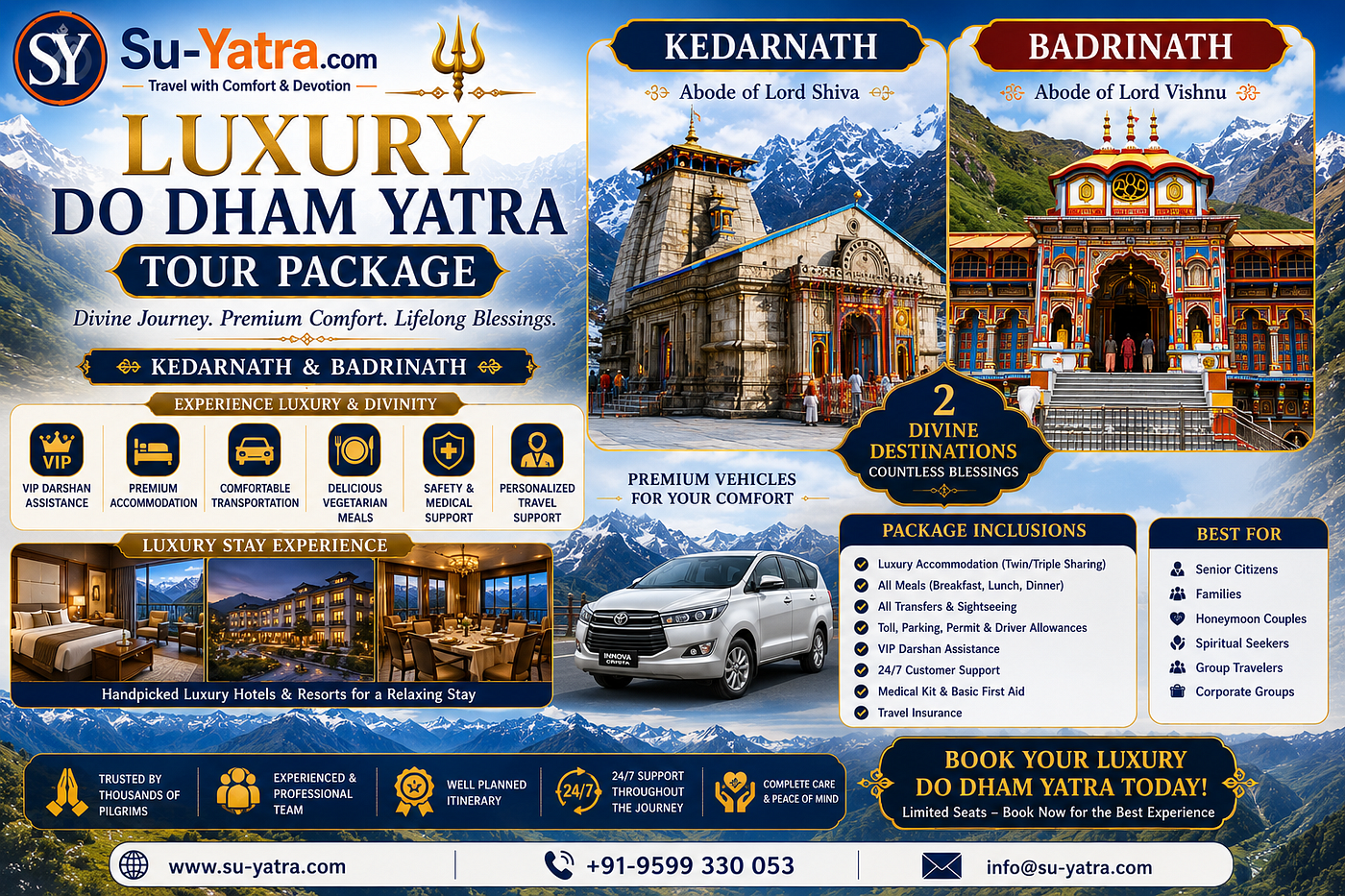 Experience Divine Blessings with Comfort and Luxury