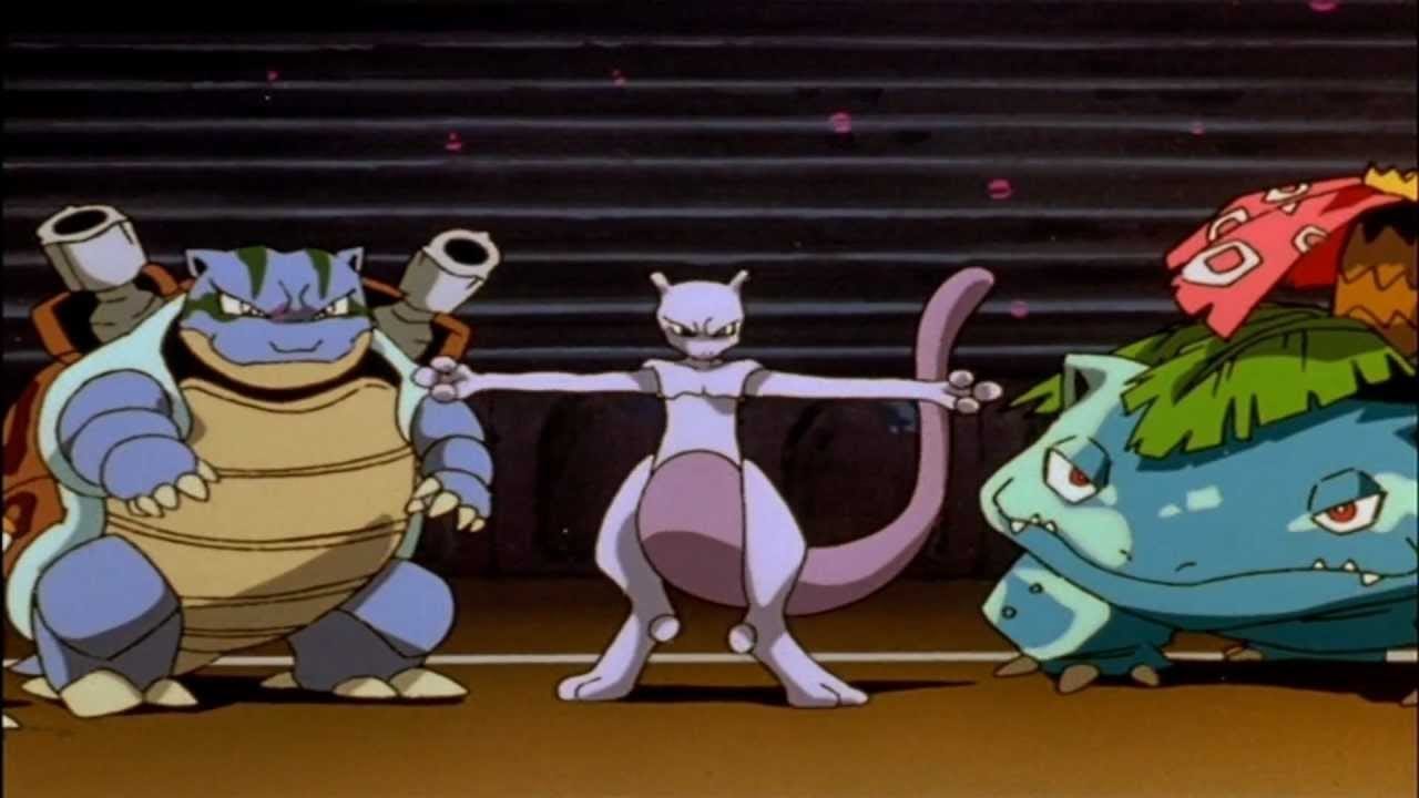 Pokémon (Ash se Sacrifca) - Pokémon, o Filme - Mewtwo Contra-Ataca - P