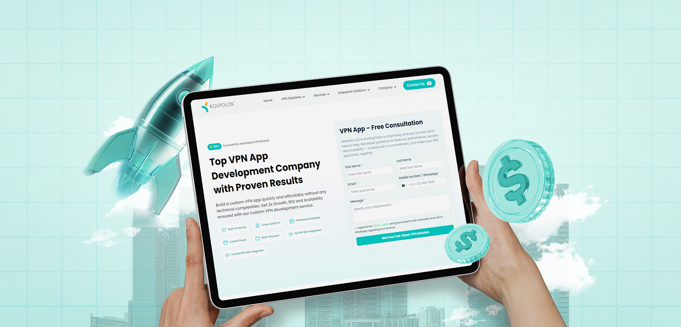 10 Best Companies Offering VPN Development Service for Startups (Custom Android & iOS Solutions)