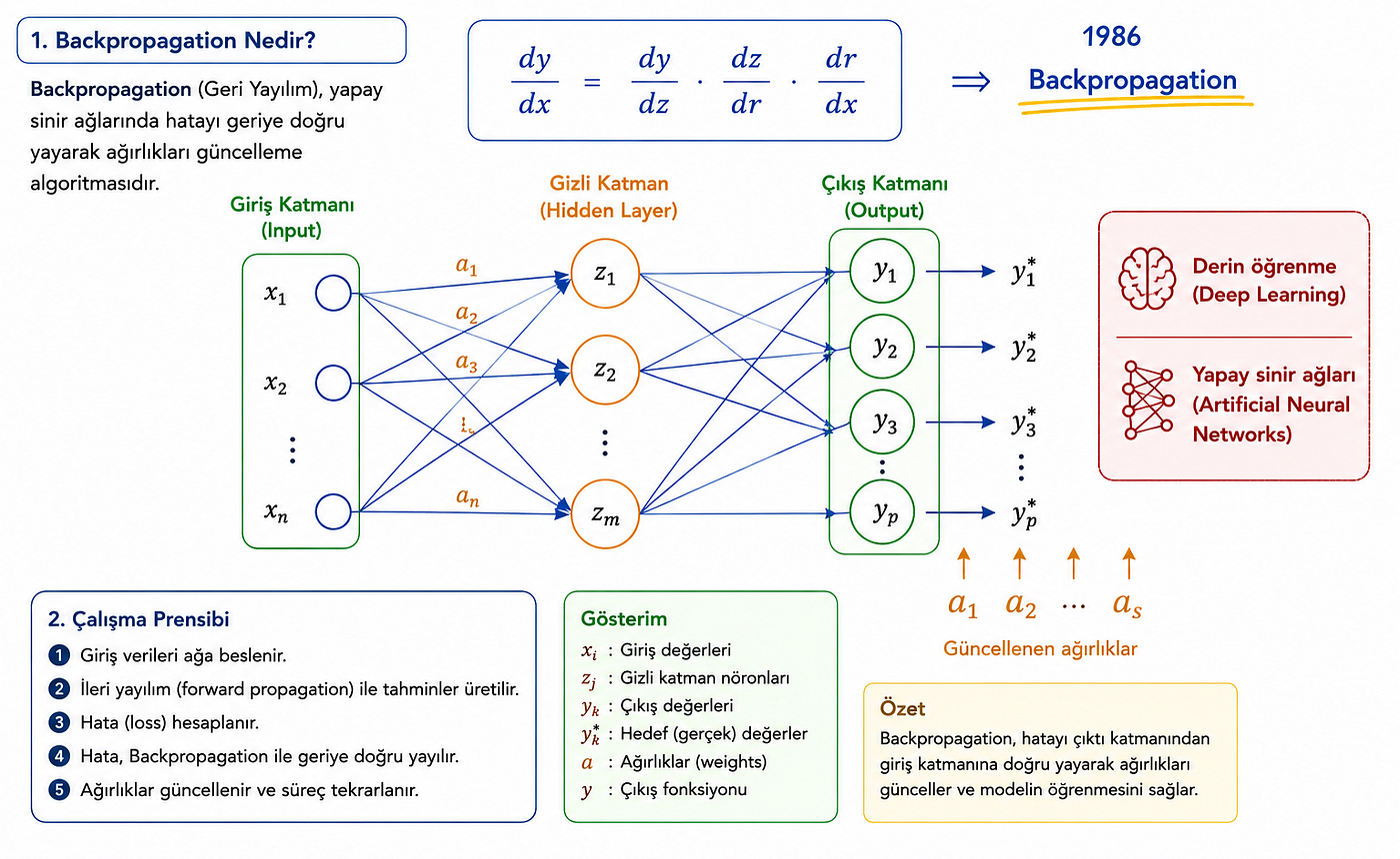 Yapay Zekaya Giriş (Bölüm 1): Attention, Nöronlar ve Öğrenmenin Matematiği