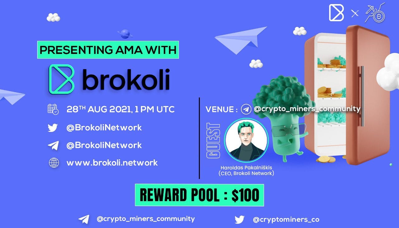 AMA Recap: CRYPTO MINERS X BROKOLI NETWORK | by CRYPTO MINERS | Medium