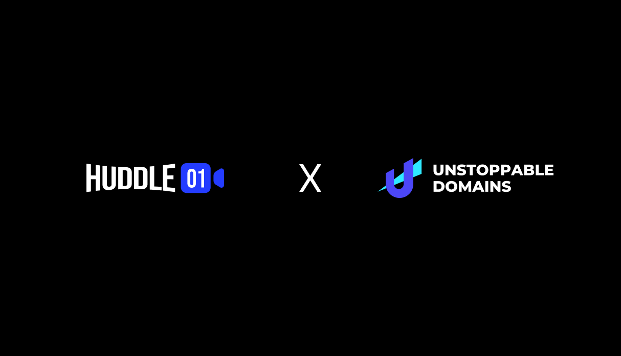 Huddle 01 integrates with Unstoppable Domains to launch its .crypto domain  | Huddle 01