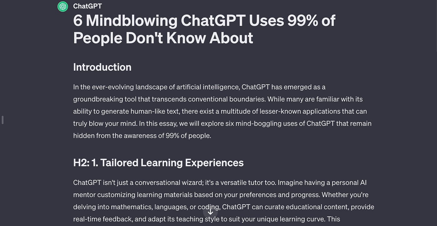 3 Advanced (and Unique) ChatGPT Uses You've Likely Not Seen Before