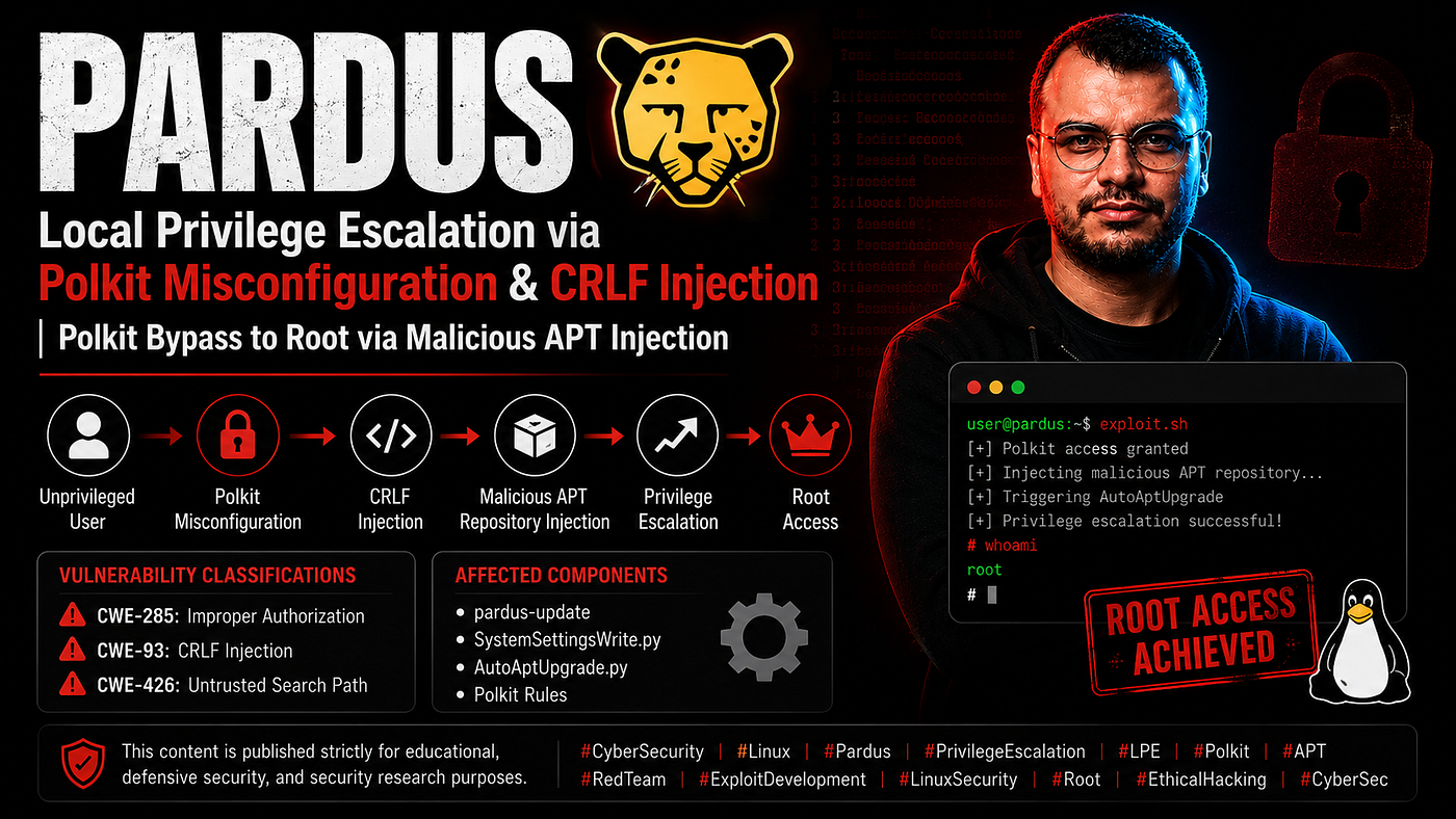 Local Privilege Escalation in Pardus Linux: How Three Bugs Chain Into a Full Root Shell |…