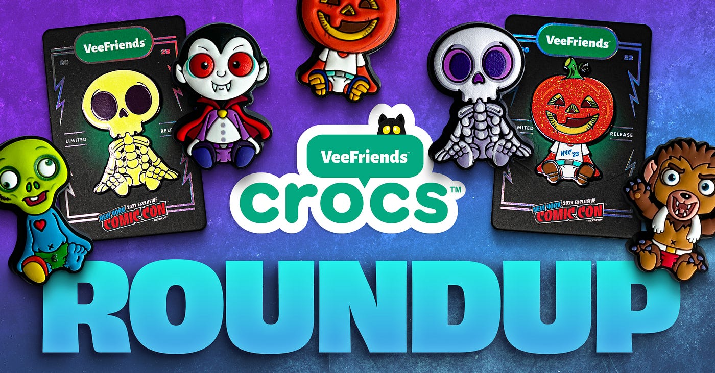 Weekly Roundup: VeeFriends™ x Crocs Jibbitz™ Charms Announced, GaryVee's  B-Day Bash For Access Token Holders, New York Comic Con In Action, and  MORE!, by VeeFriends, Oct, 2023