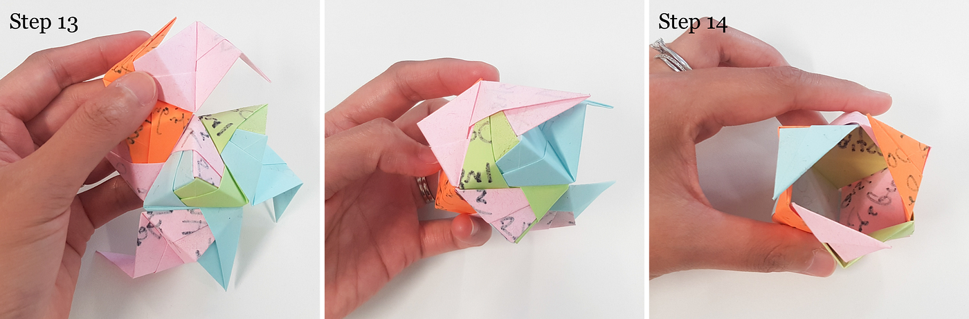 How to Turn Your Old Workshop Sticky Notes into Modular Origami  Masterpieces | by Tiffany O'Keeffe | Medium