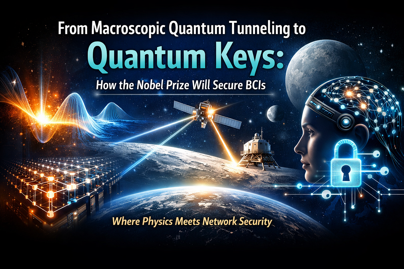 From Macroscopic Quantum Tunneling to Quantum Keys: How the Nobel Prize Will Secure BCIs