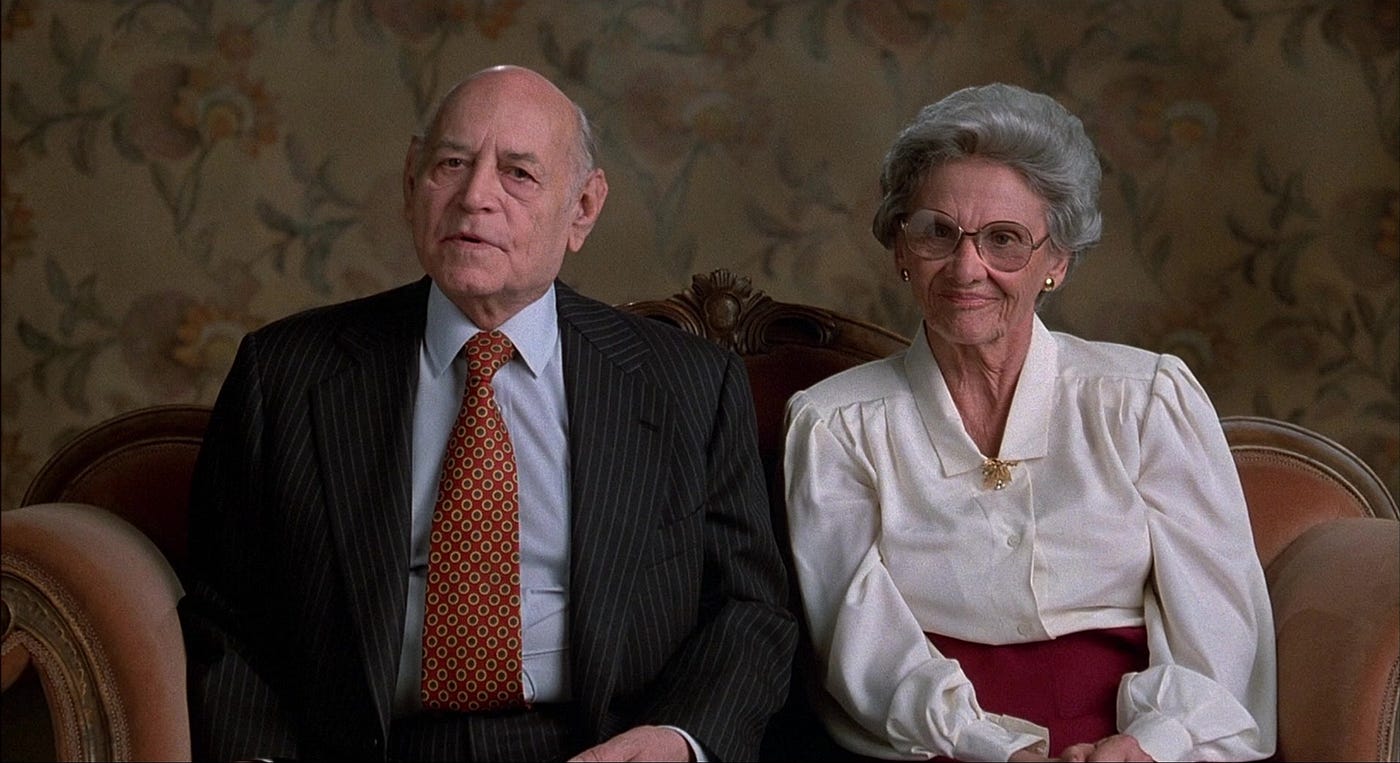 Kuno Sponholz and Connie Sawyer in “When Harry Met Sally …”
