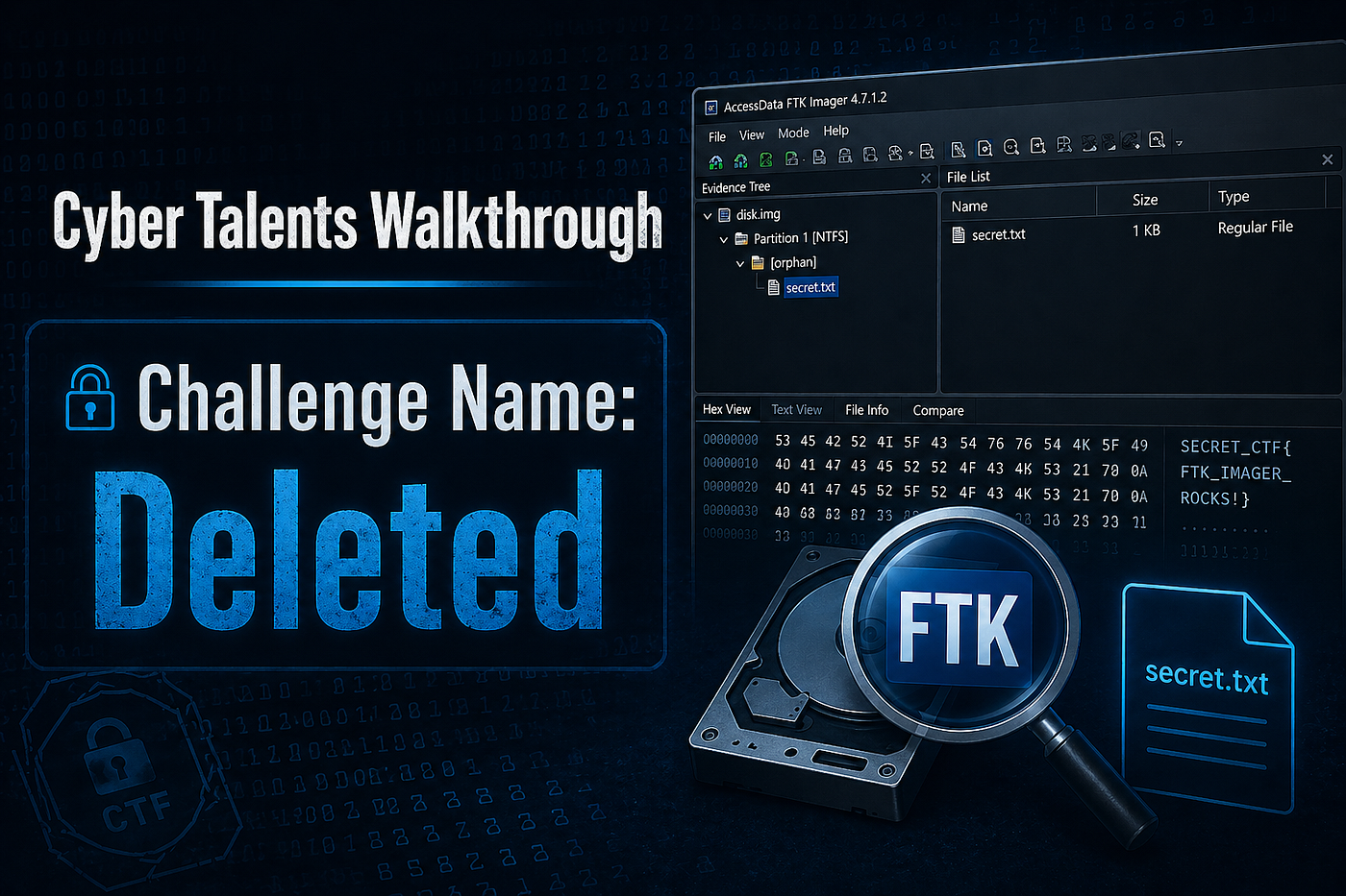 Cyber Talents CTF Walk-through: Deleted