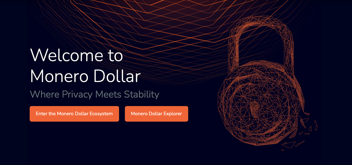 Monero Dollar: A Privacy-Centric Stablecoin Blockchain (Update) | by Monero  Dollar I #xmrd | Medium