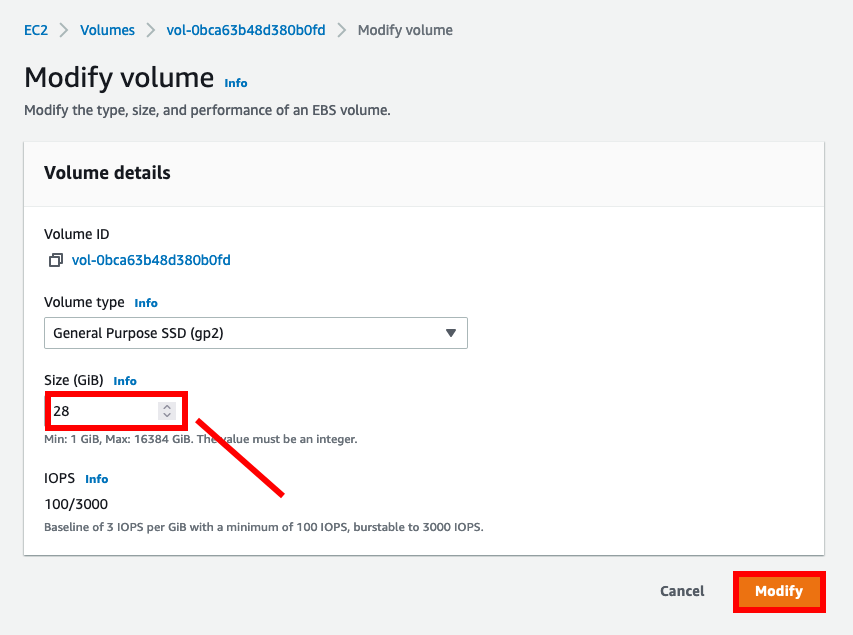 Expanding an EBS disk on Ubuntu 20.04 in AWS | by Carl Hayes | Medium