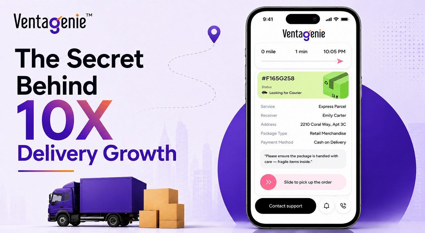 How Ventagenie Helps Delivery Businesses Scale 10X Faster