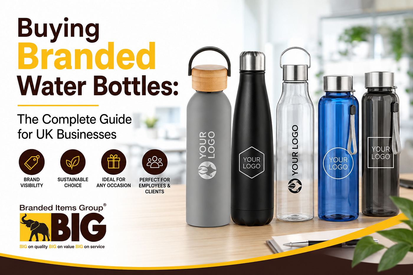 Branded Water Bottles: The Complete Guide for UK Businesses