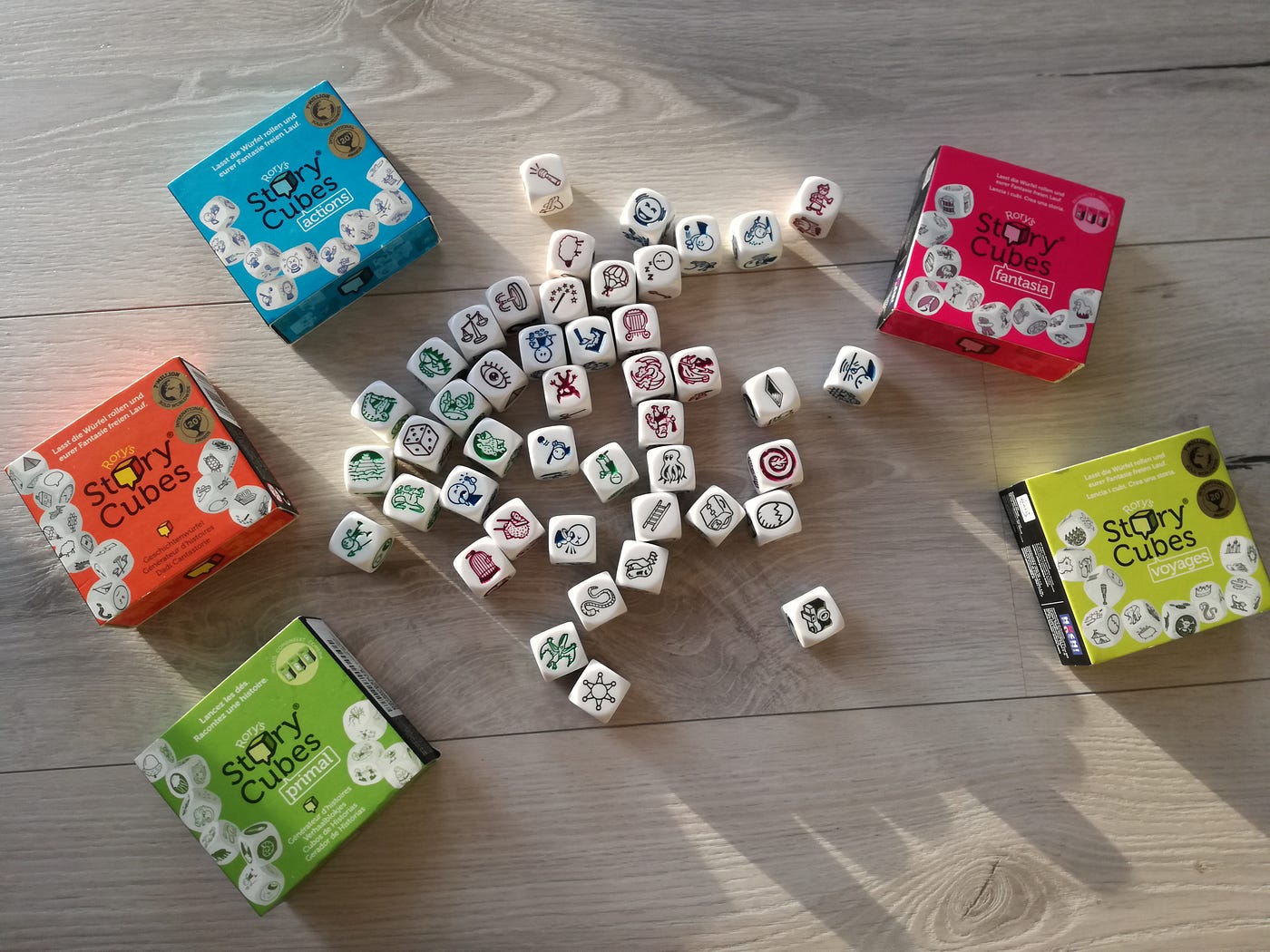 Rory's Story Cubes Game: How It Mirrors Our Lives and Helps Us Feel  Inspired, Curious, and Engaged, by Victoria Ichizli-Bartels, Gameful Life