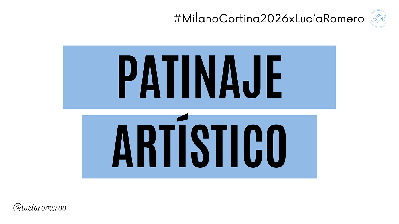 #MilanoCortina2026xLucíaRomero : Patinaje Artístico