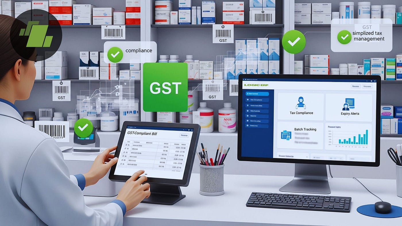 How GST on Medicine Shapes India’s Healthcare Sector and How LOGIC ERP Simplifies Compliance