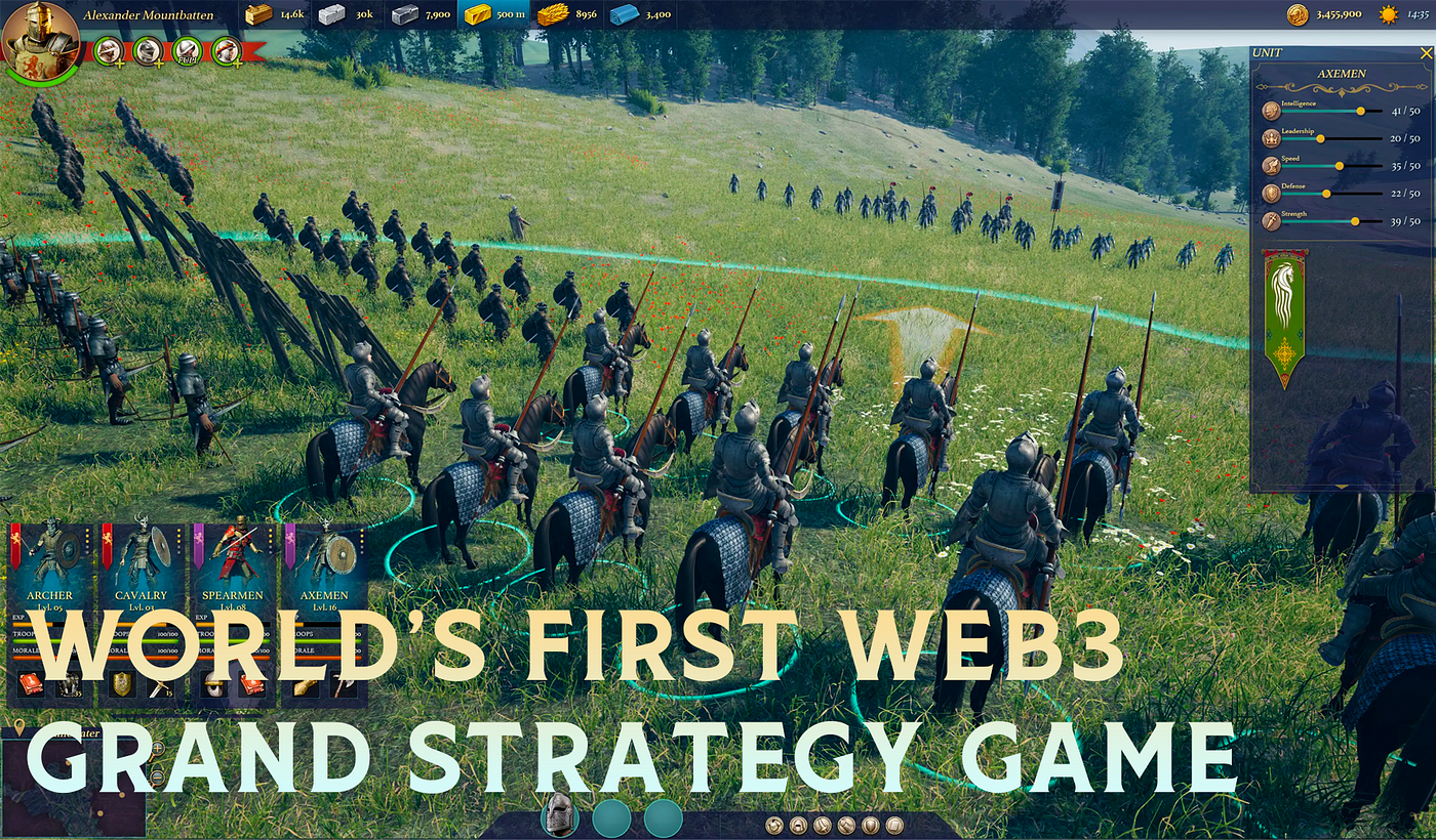 The World's First Web3 Grand Strategy Game is Coming in 2022