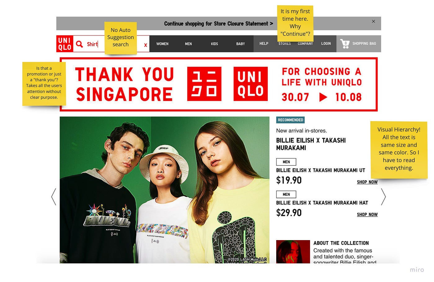 Uniqlo Homepage — A UX Case Study | by Moritz Fischer | The Startup | Medium