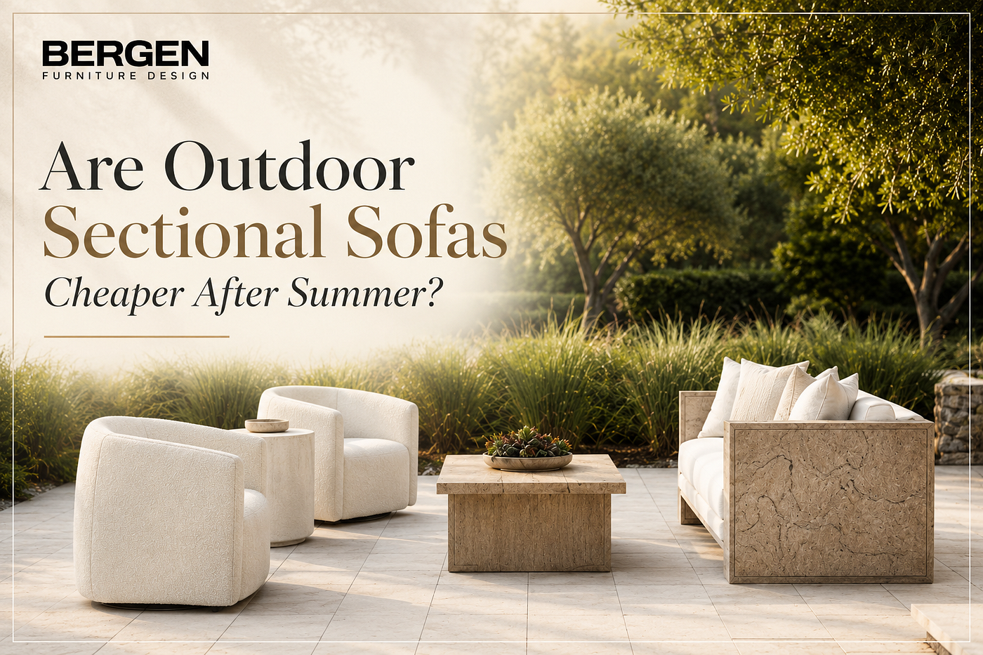Are Outdoor Sectional Sofas Cheaper After Summer?