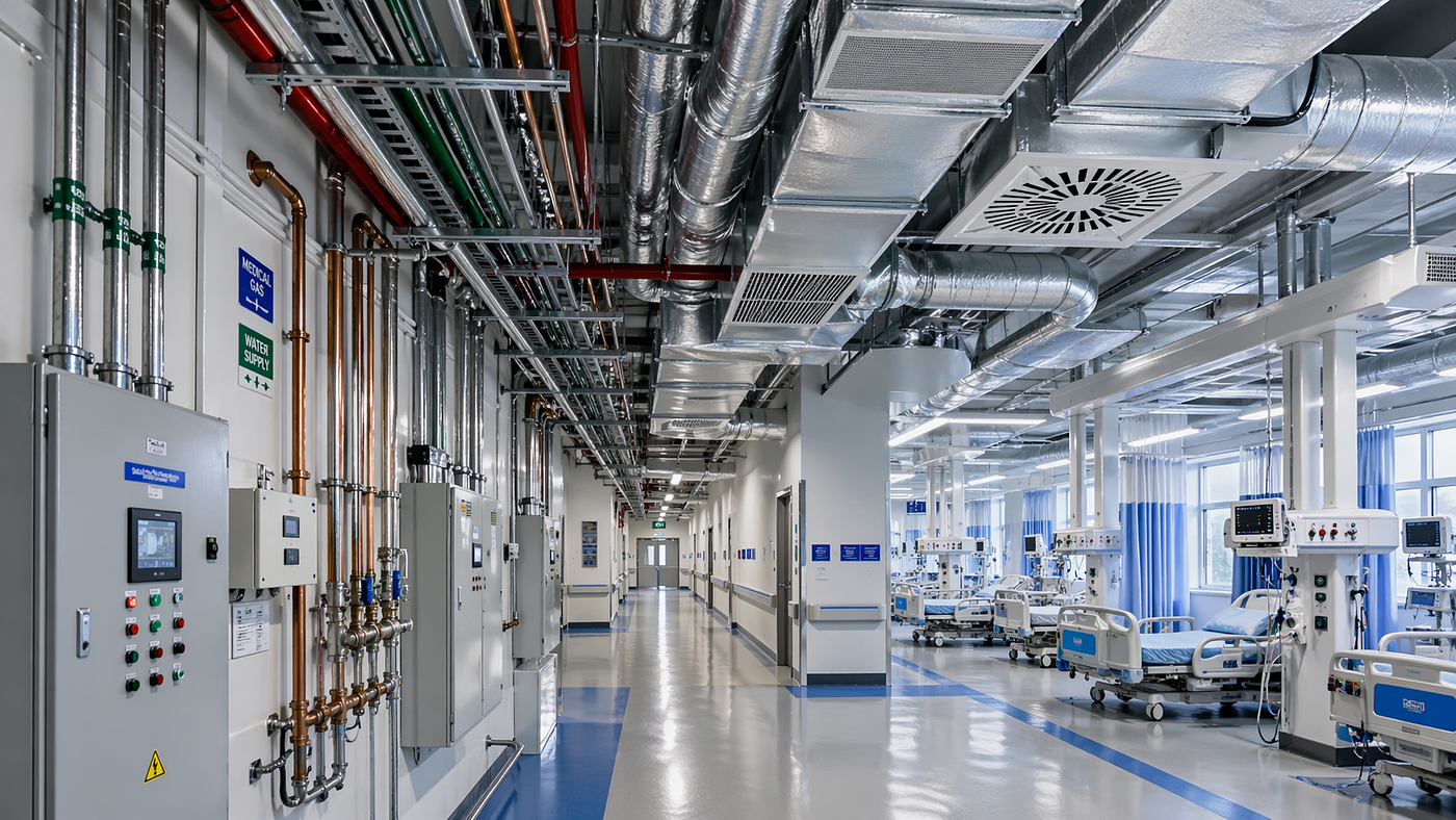 MEP Design for Healthcare Buildings in India Guide
