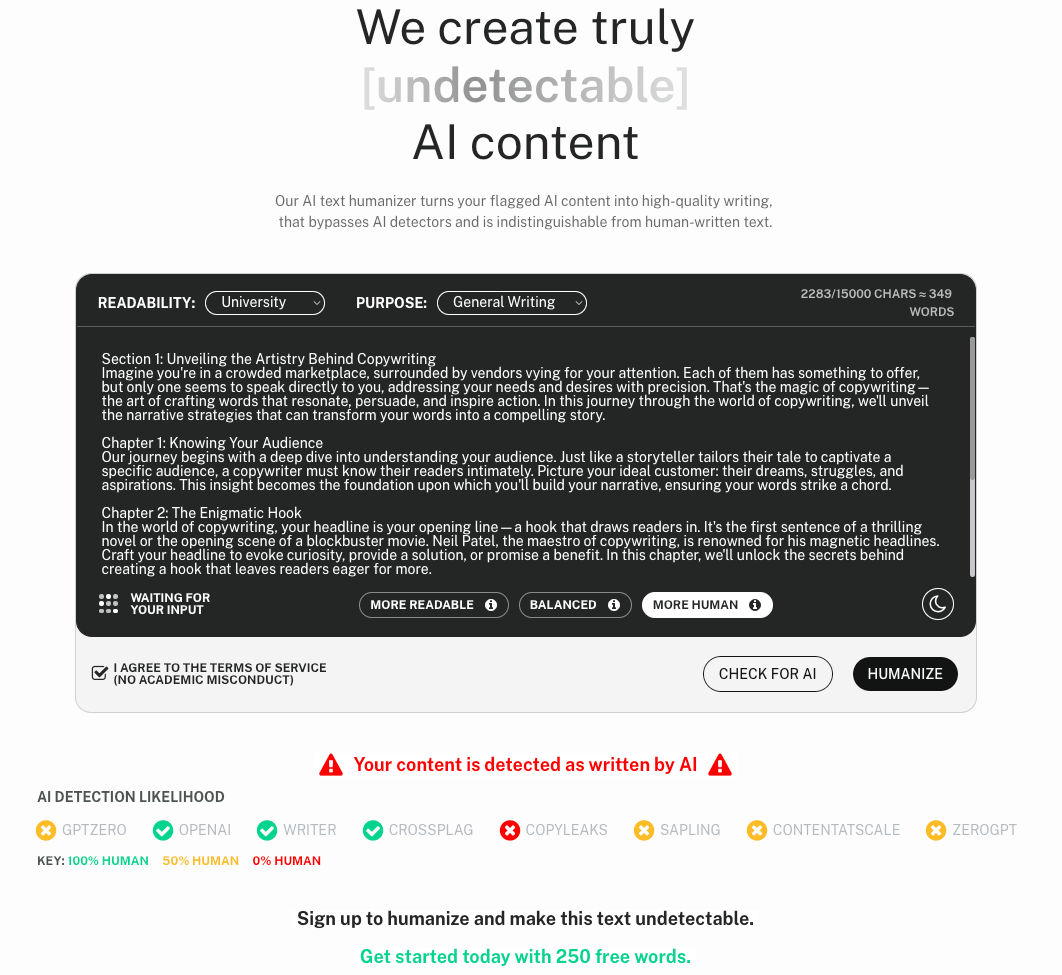 Bypass Copyleaks AI Detection - Create 100% Human Score Content ǀ HIX Bypass