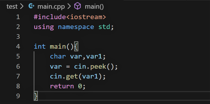 How to use cin.get(), cin.peek() and cin.putback() in c++ programming. What  is difference between cin amd cin.get() c++. | Medium