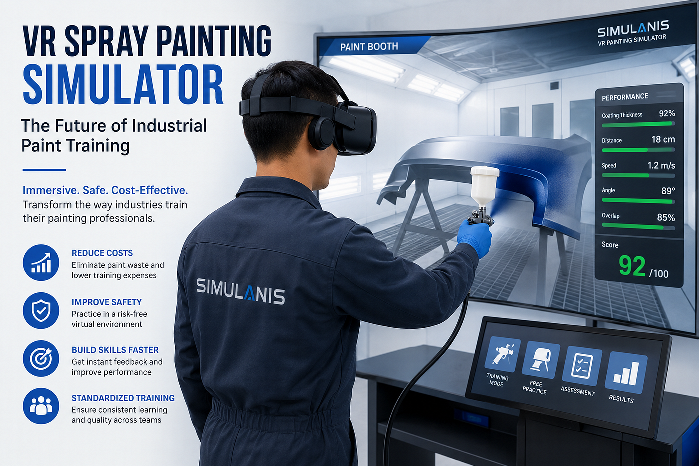 How VR Spray Painting Simulators Are Transforming Industrial Paint Training ?