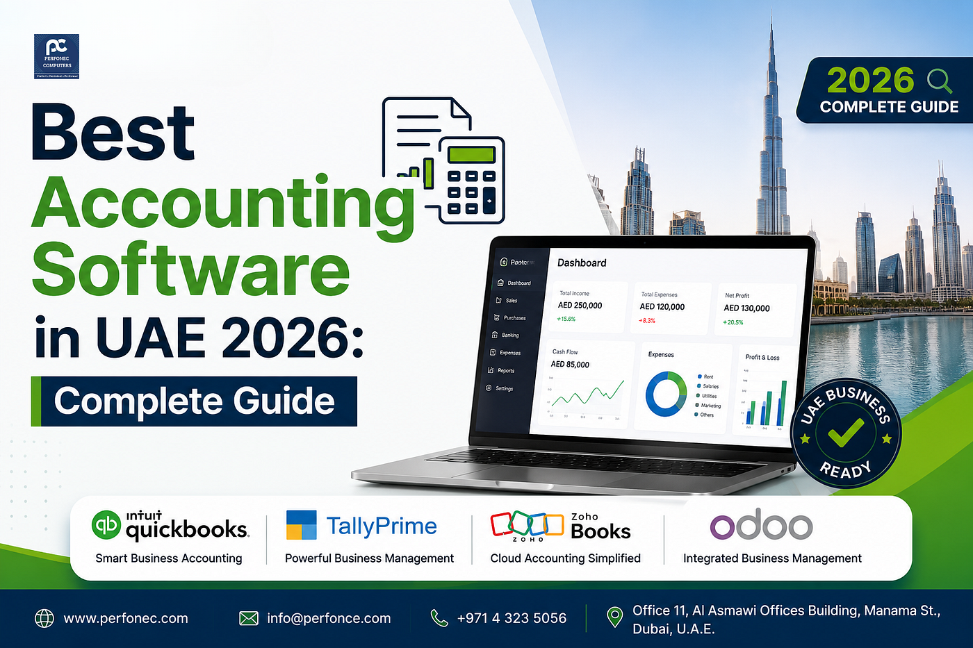 Best Accounting Software in UAE 2026: Complete Guide — QuickBooks, TallyPrime, Zoho Books, Odoo and…