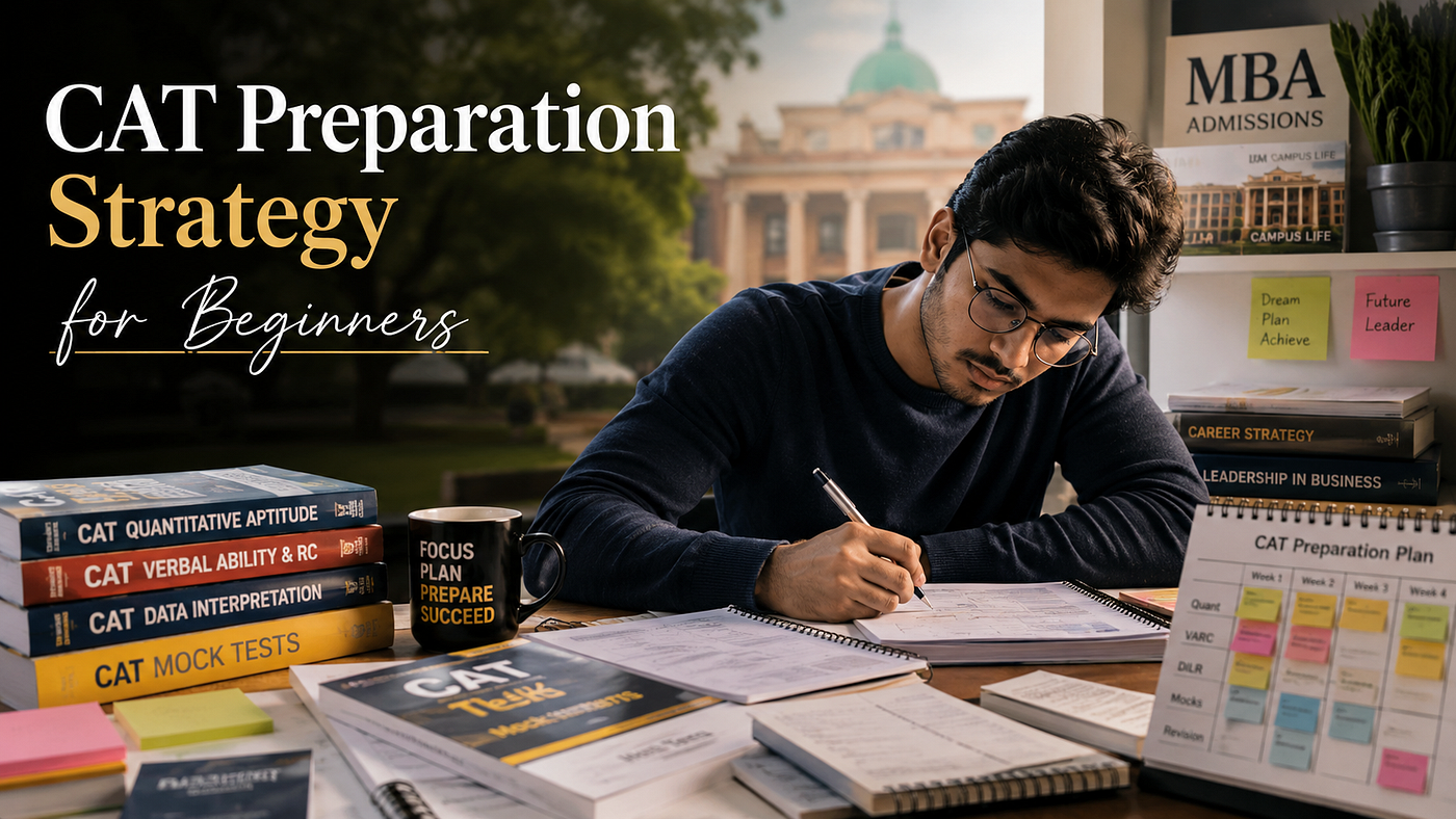 CAT Preparation Strategy for Beginners: A Complete Step-by-Step Guide to Crack CAT Exam