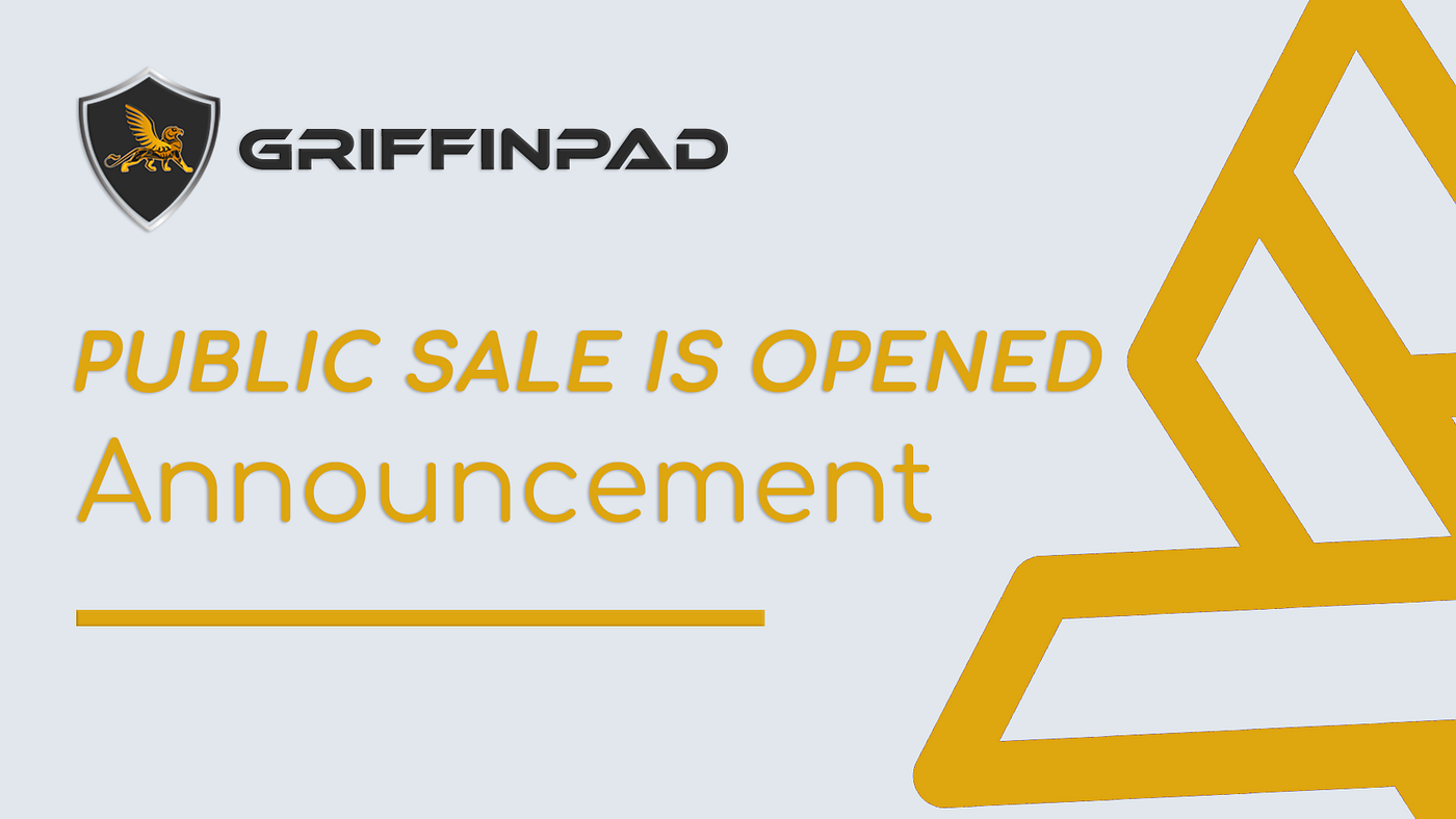 GriffinPad PRESALE IS OPENED