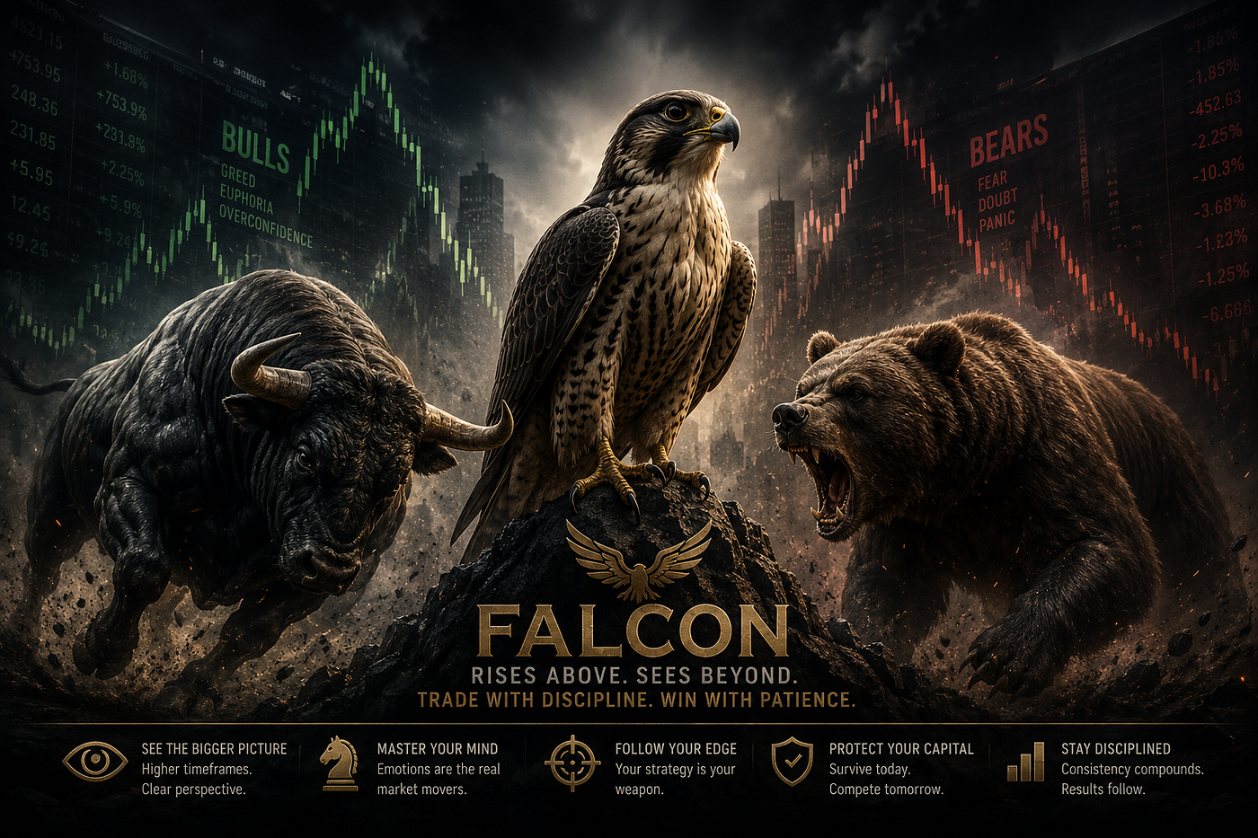 The Mind Behind the Chart: Trading Psychology, The Cycle of Doom, and The Eagle Theory
