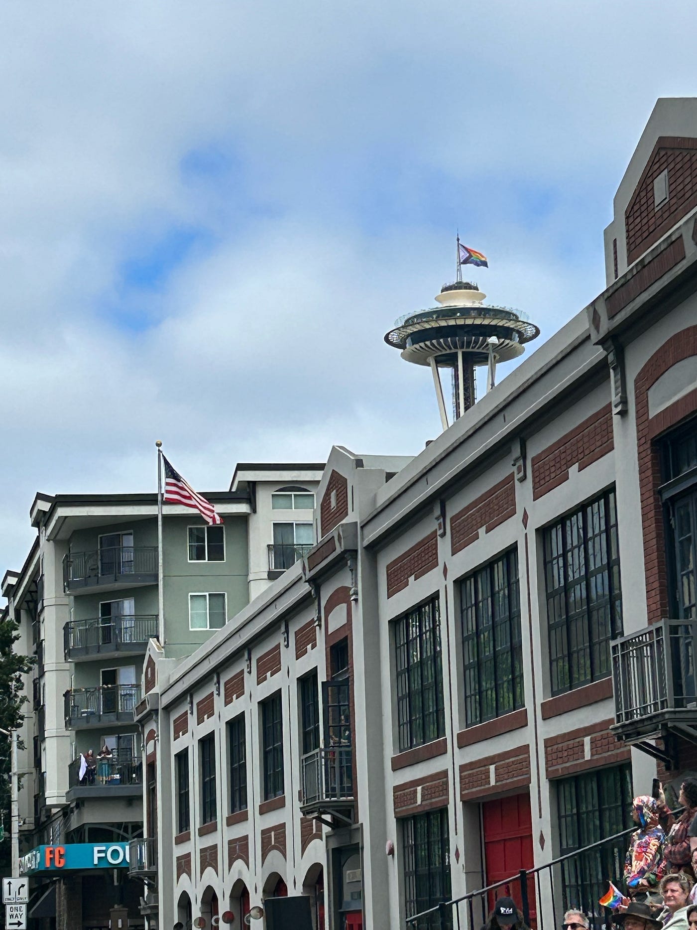 Space Needle view from parade, author’s photo