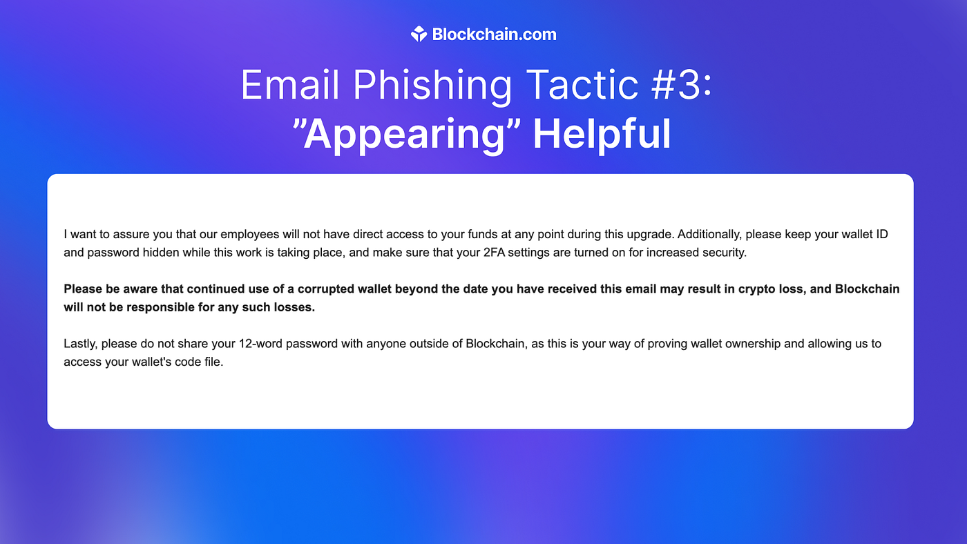 Email Phishing: How to Spot a Scammer | by Blockchain.com | @blockchain |  Medium