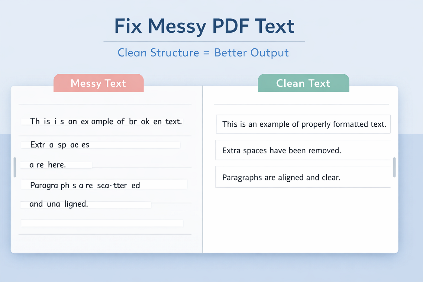 How to Fix Messy Text After PDF to Text Conversion (Step by Step Guide)