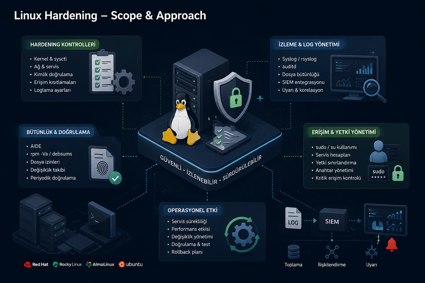 Linux Hardening Çalışması Nasıl Planlanmalı?