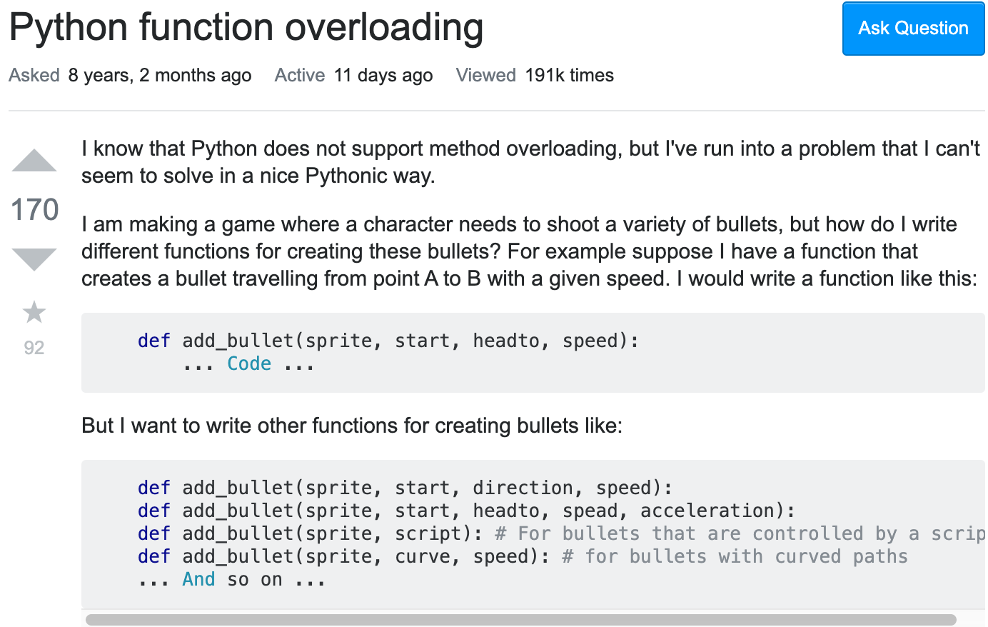 Understanding Function Overloading in Python