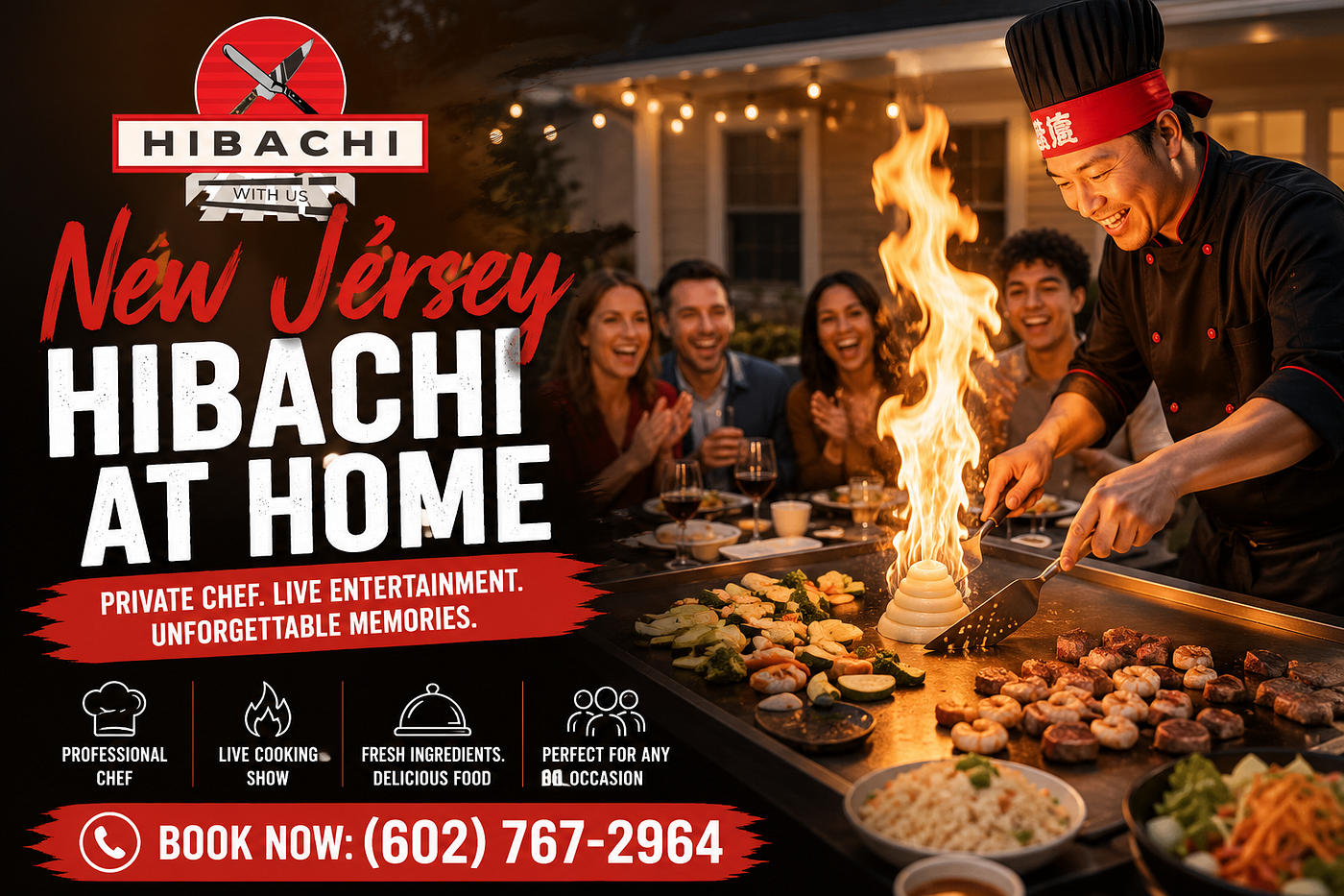 New Jersey Hibachi at Home: The Backyard Dining Trend Everyone Is Booking in 2026