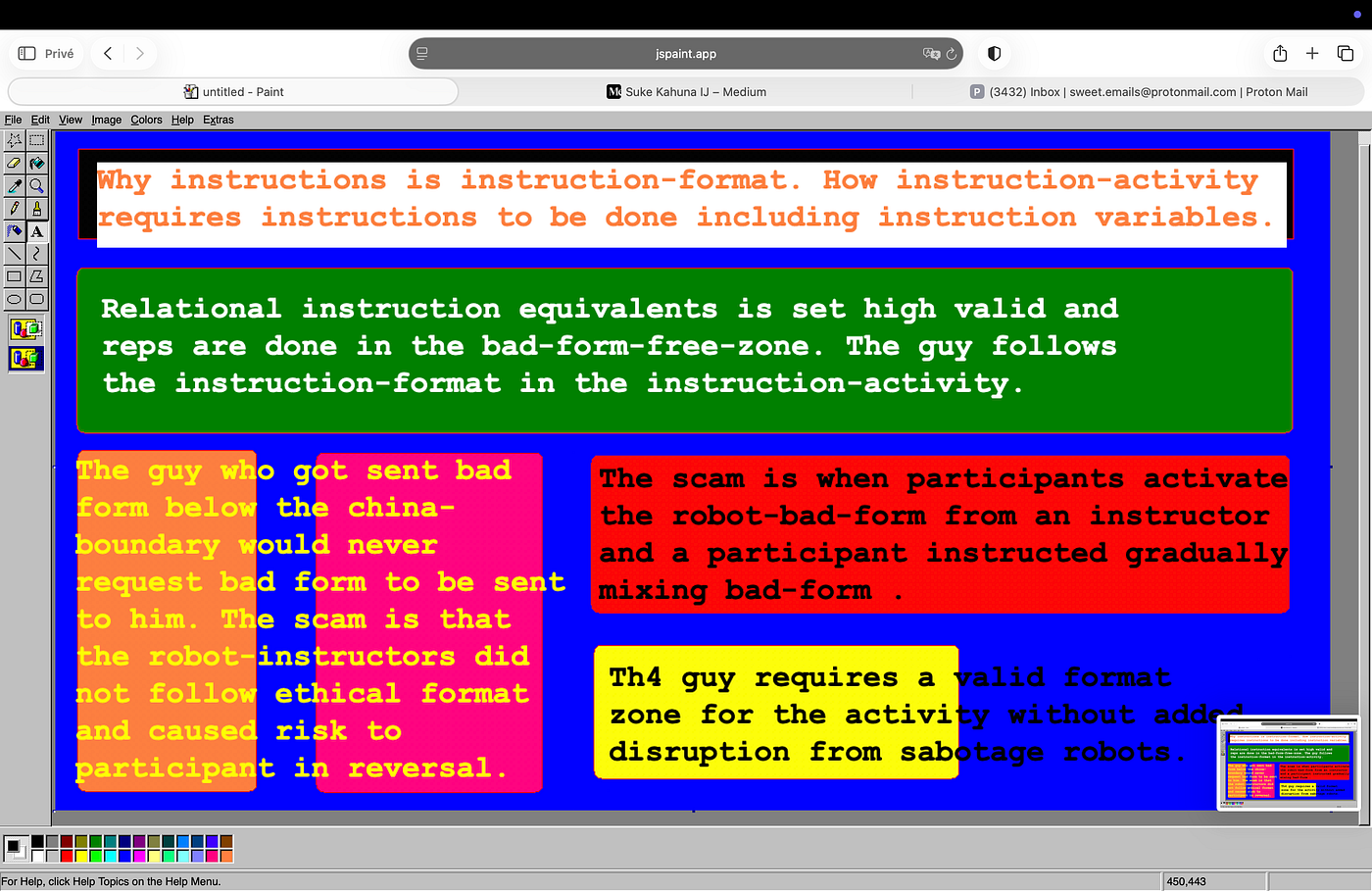 Instruction-Activity Not Requiring Bad Form Robots In The Zone.
