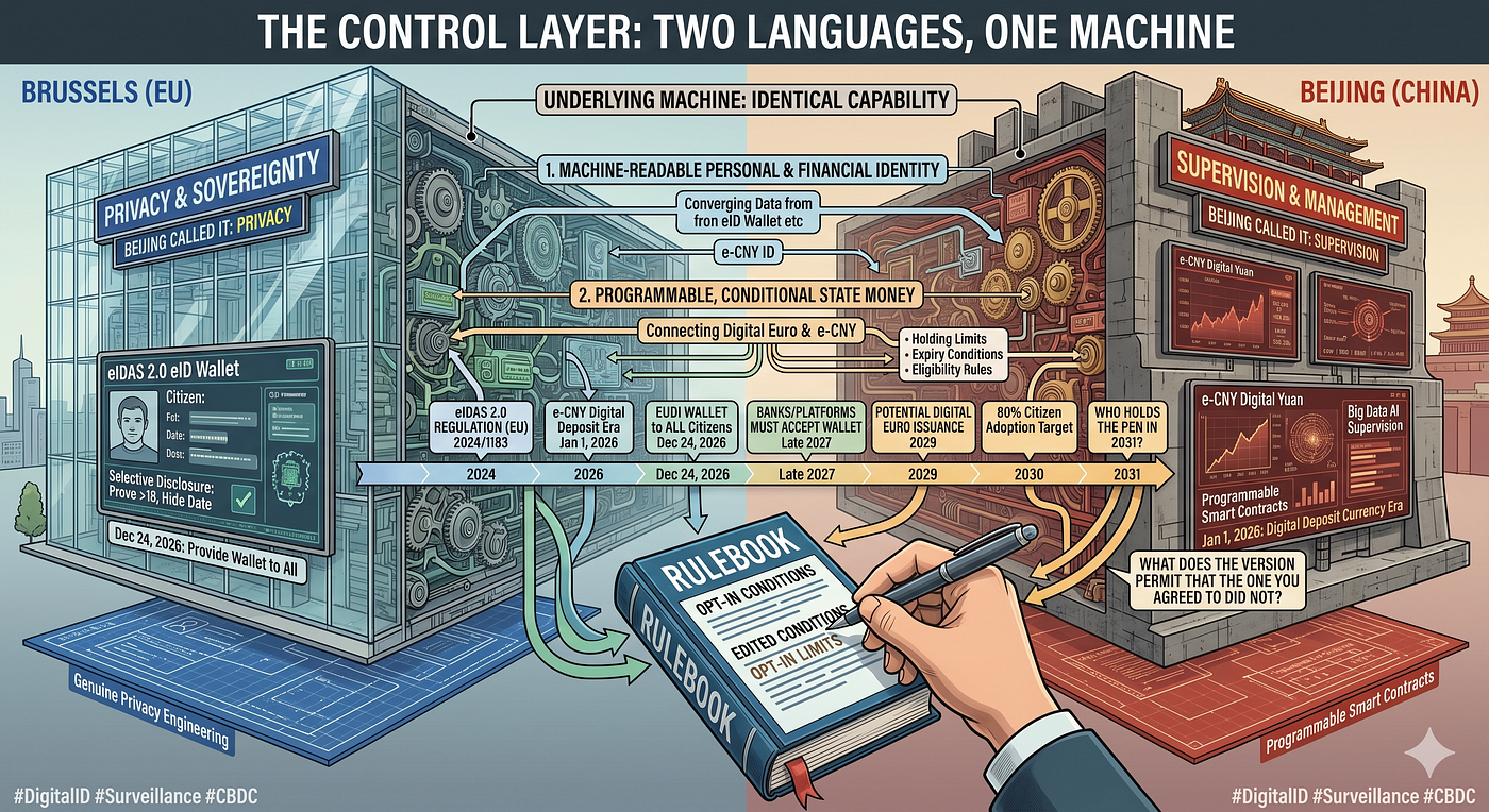 The control layer is being built in two languages