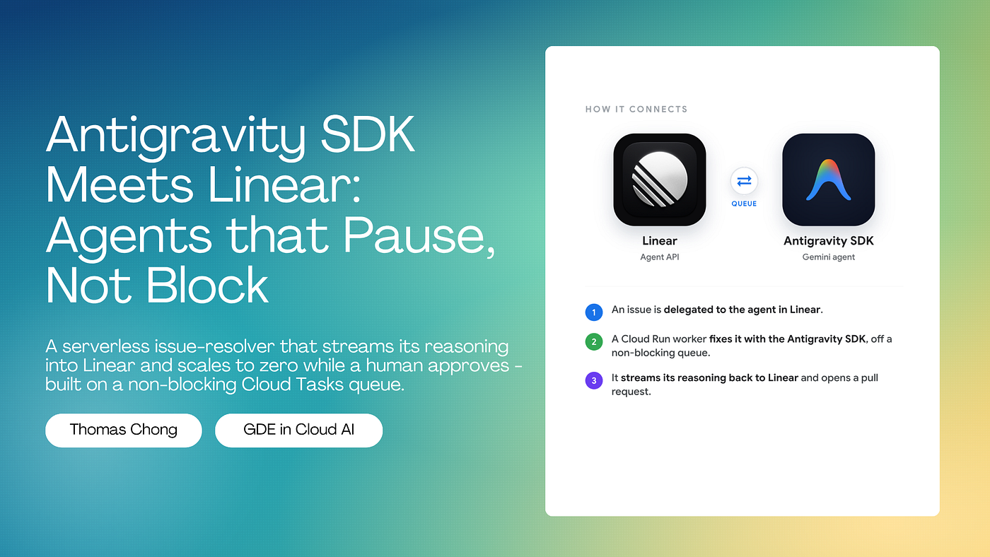 Antigravity SDK Meets Linear’s Agent API: A Non-Blocking Serverless Issue Resolver