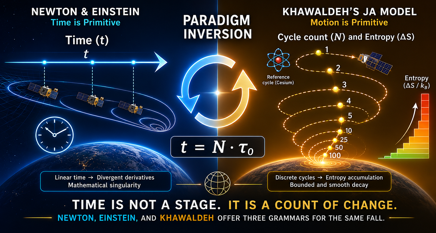 Comparing Jalal Khawaldeh’s Ja Model with Newtonian and Einsteinian Dynamics in the Context of…