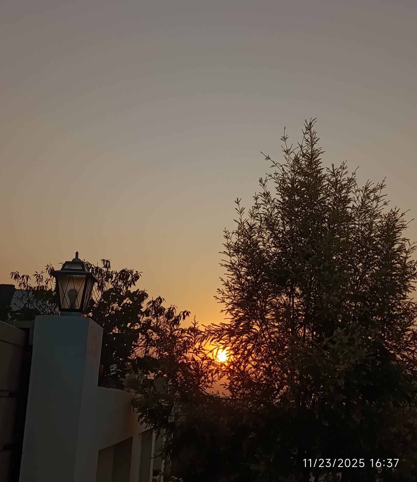 Goodbye-Saying Sun